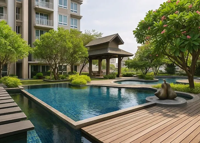Cozy High-rise Escape In The Heart Of Bangkok! 아파트 *